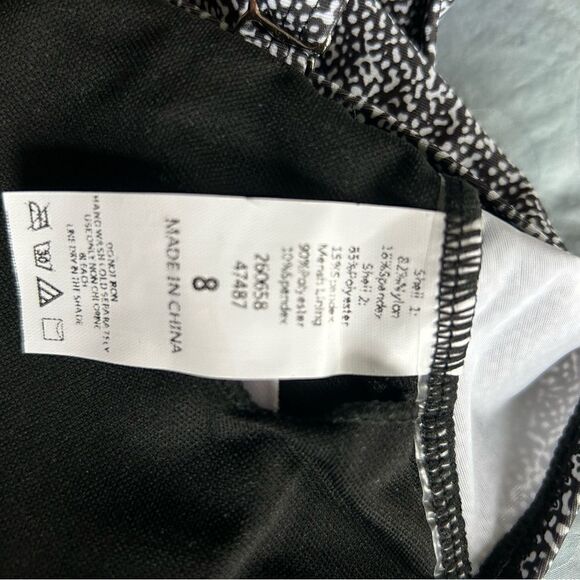 New Grace Sunny Women’s One Piece Swimsuit Dress with Ruffle Hem - Picture 9 of 12